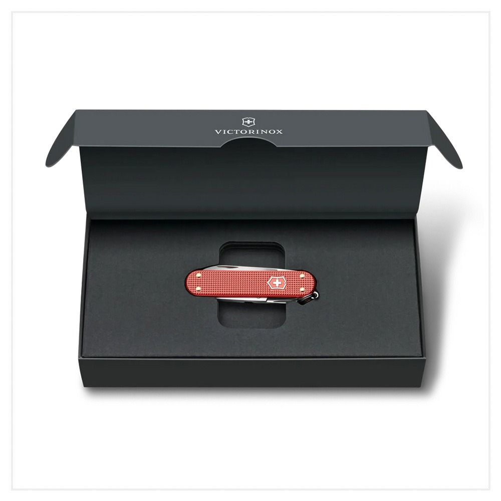 VICTORINOX 瑞士維氏 瑞士刀 2025限量 鋁合金岩紅 58mm 0.6221.L25-細節圖4
