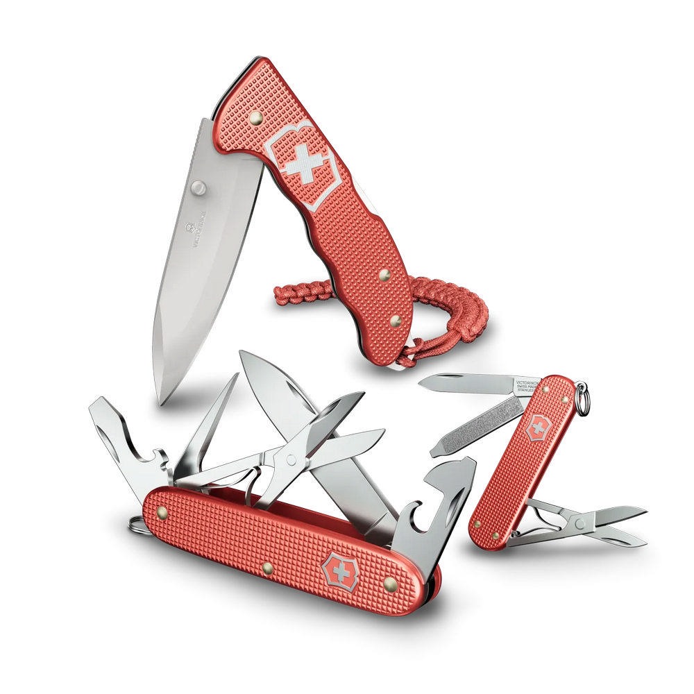 VICTORINOX 瑞士維氏 瑞士刀 2025限量 鋁合金岩紅 93mm 0.8231.L25-細節圖6