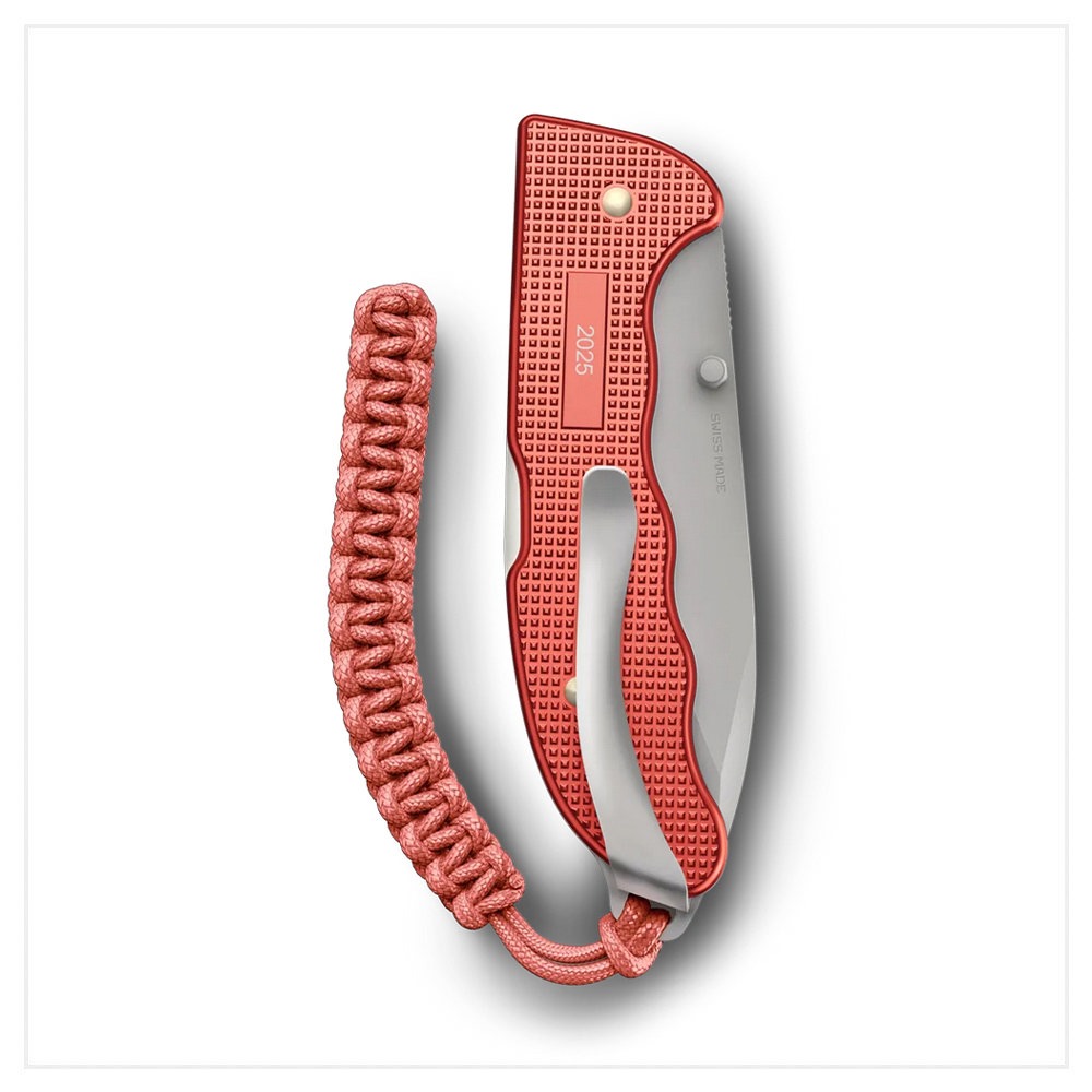 VICTORINOX 瑞士維氏 瑞士刀 2025限量 鋁合金岩紅 136mm 0.9415.L25-細節圖3