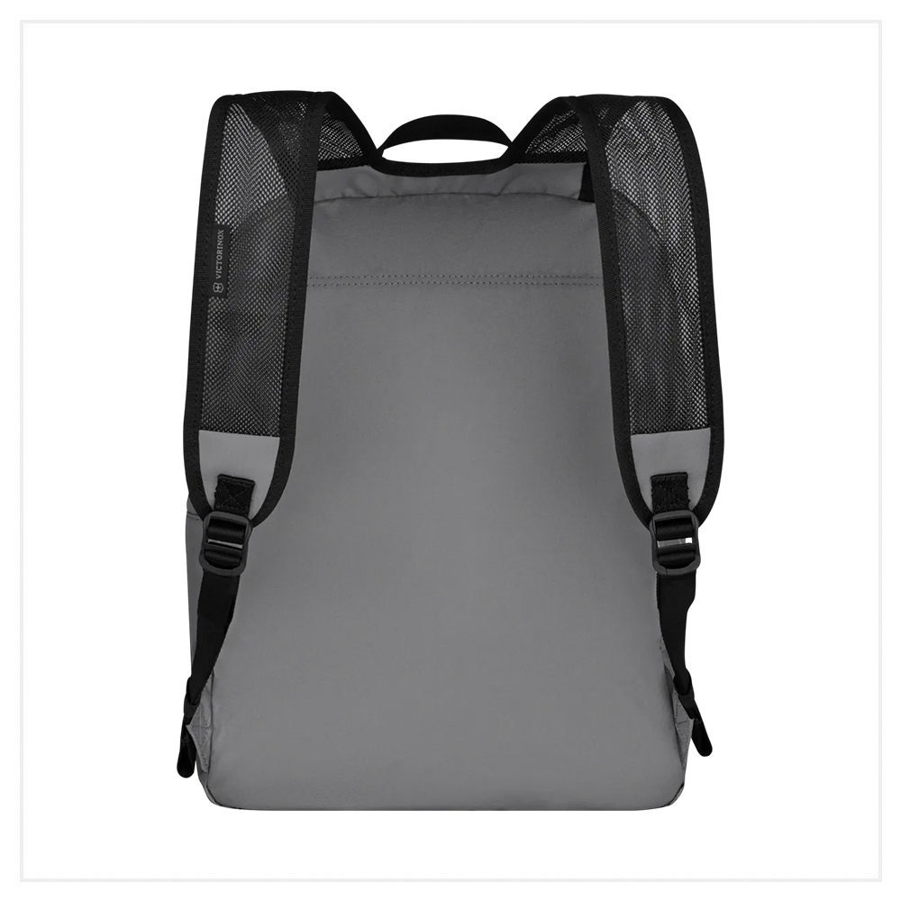 VICTORINOX 瑞士維氏 Travel Essentials 可摺疊後背包 黑/灰 653386/653387-細節圖6