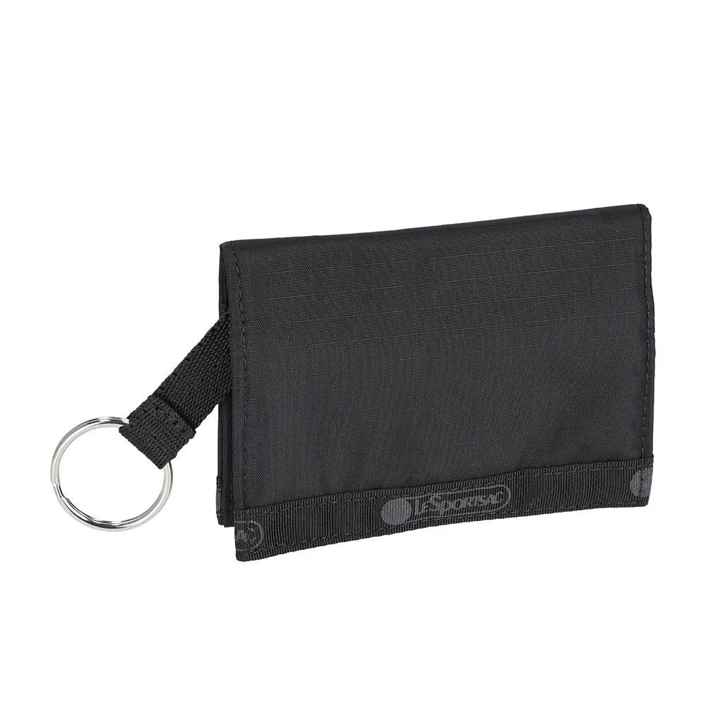 LeSportsac 2025夏季新品 Snap Card Case 按扣卡夾(1318) RO86永恒黑-細節圖4