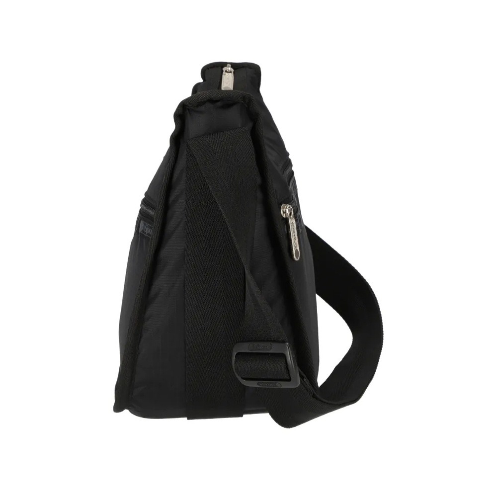 LeSportsac 2025夏季新品 Classic Hobo 經典斜背包(7520) RO86永恒黑-細節圖3