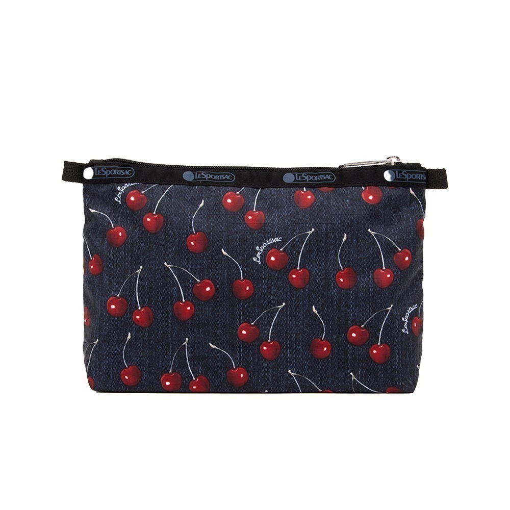 LeSportsac 2025夏季新品 Cosmetic Clutch 雙層拉鍊化妝包(7105)-細節圖4