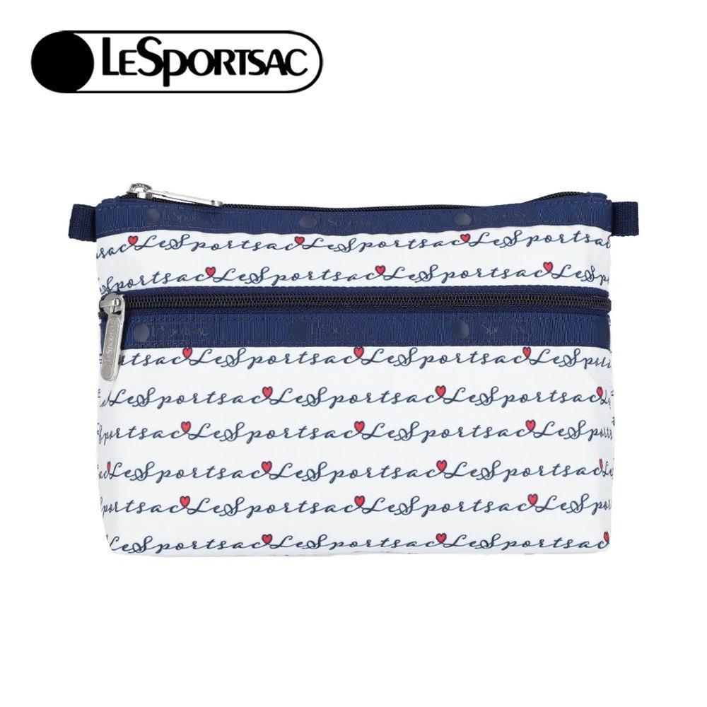 LeSportsac 2025夏季新品 Cosmetic Clutch 雙層拉鍊化妝包(7105)-規格圖11