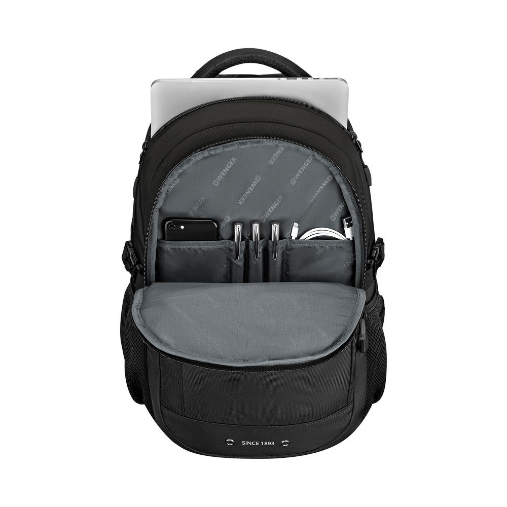 WENGER 威格Pilot Pro 15.6吋電腦後背包(47*35*19) 黑 612290-細節圖3