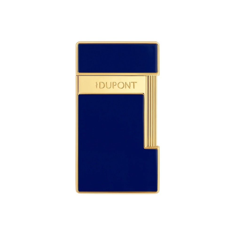 S.T.Dupont 都彭 slimmy 打火機 藍/金 28225-細節圖2