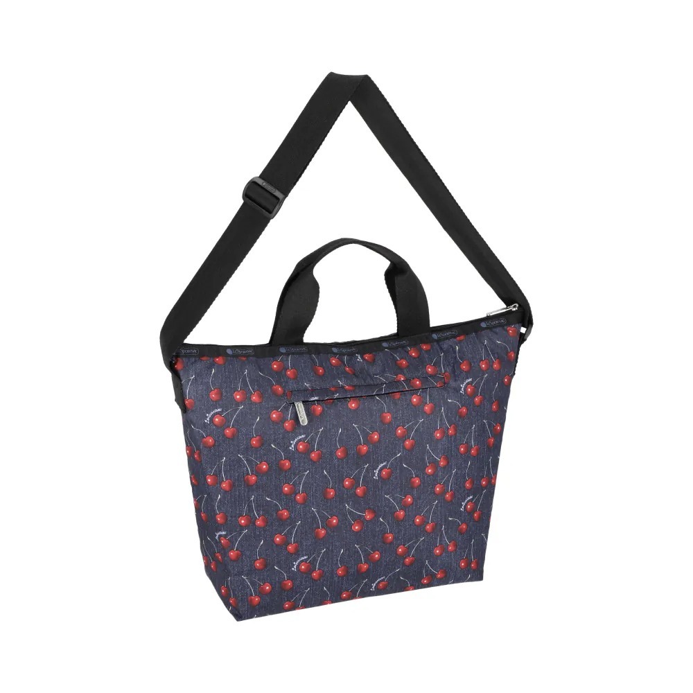LeSportsac 2025夏季新品DeluxeEasyCarryTote 兩用托特包(4360) HC98經典櫻桃-細節圖2