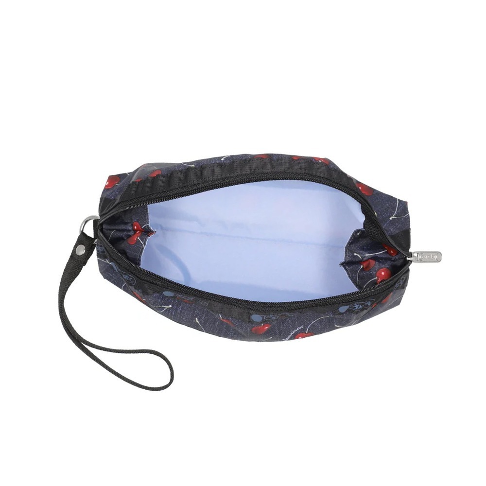 LeSportsac 2025夏季新品 2-Zip Wristlet 雙拉鍊手拿包(1315) HC98經典櫻桃-細節圖3
