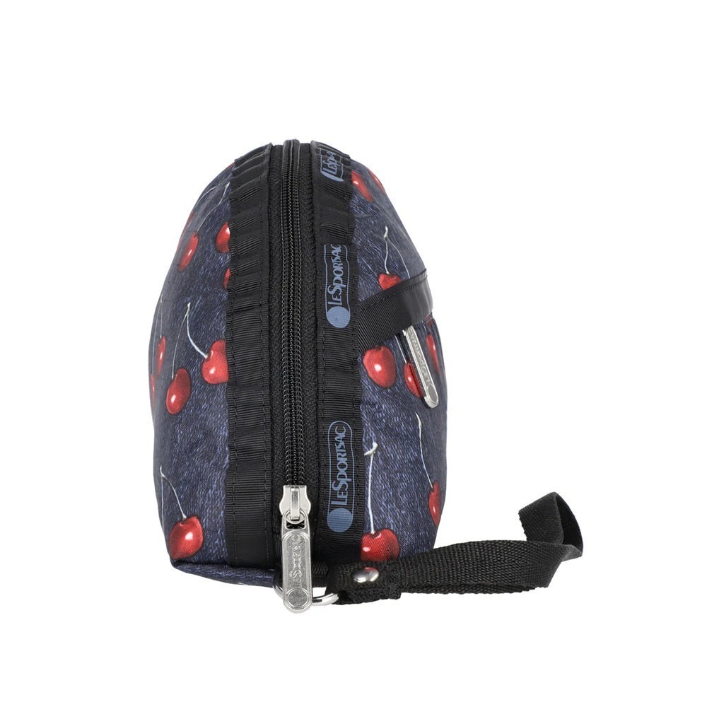 LeSportsac 2025夏季新品 2-Zip Wristlet 雙拉鍊手拿包(1315) HC98經典櫻桃-細節圖4