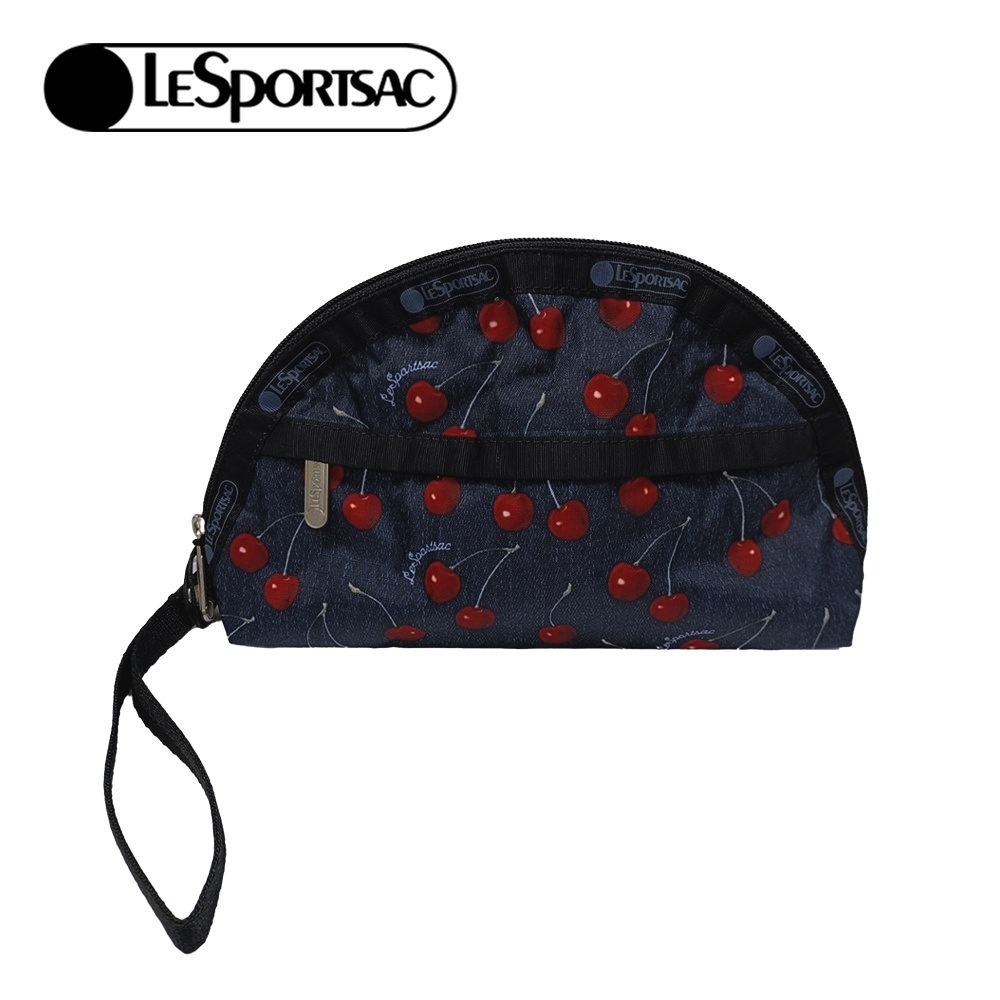 LeSportsac 2025夏季新品 2-Zip Wristlet 雙拉鍊手拿包(1315) HC98經典櫻桃-規格圖4