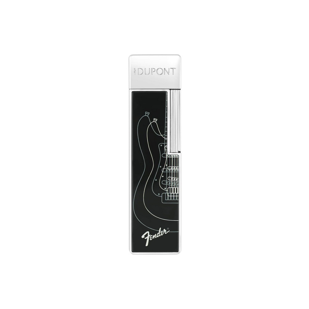 S.T.Dupont 都彭 TWIGGY系列 打火機 fender black/chrome 30025-細節圖2