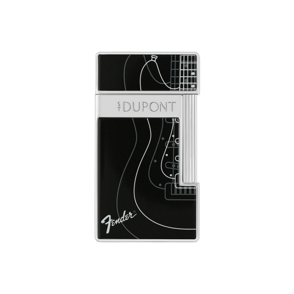 S.T.Dupont 都彭 SLIMMY系列 打火機 fender black/chrome 28025-細節圖2