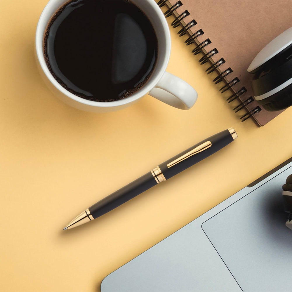 CROSS 高雲系列 啞光黑漆配金PVD 原子筆 AT0662-12-細節圖3