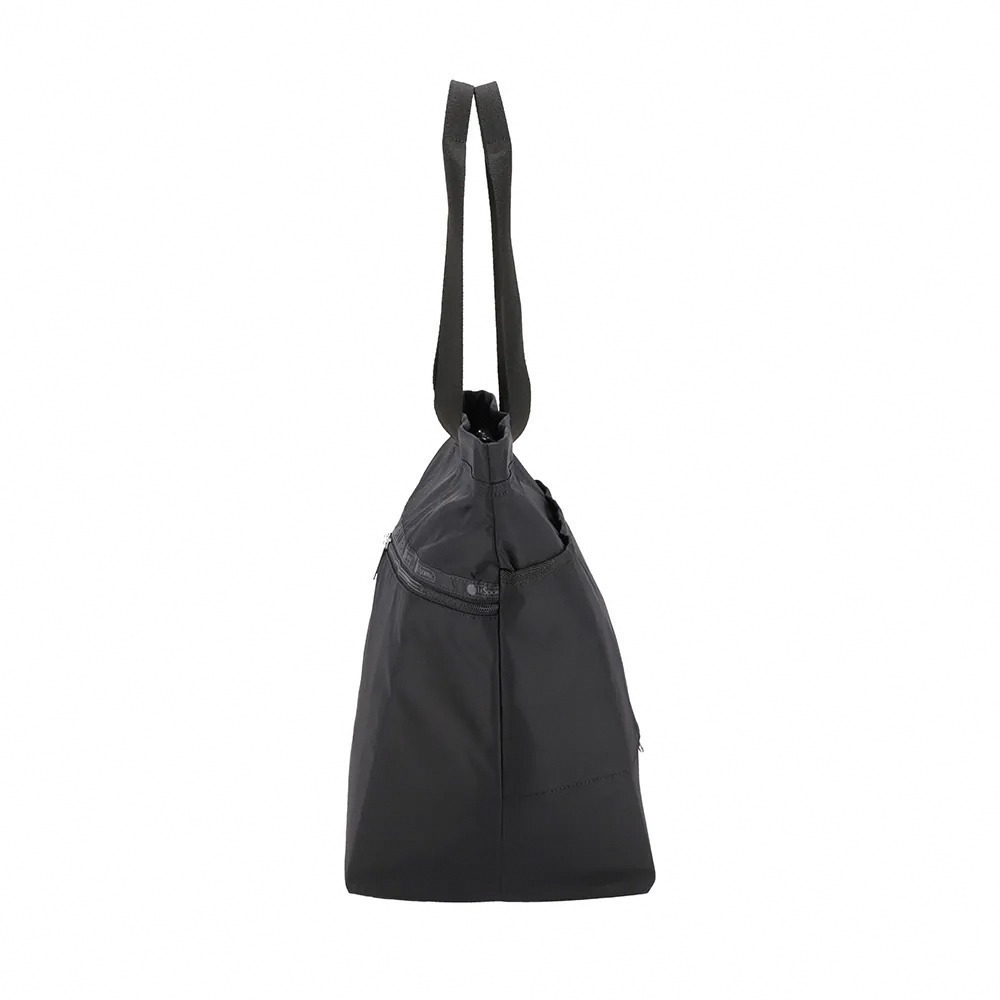 LeSportsac Carlin Zip Top Tote Bag 簡約兩側拉鍊托特包(3688) R086永恒黑-細節圖3