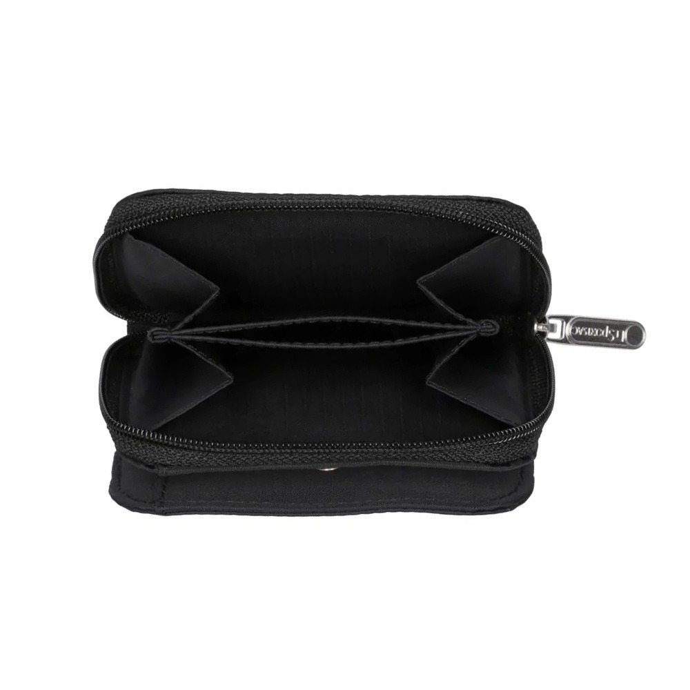 LeSportsac 2025夏季新品 Claire Wallet ㄇ字拉鍊零錢包(6505) R086永恒黑-細節圖4