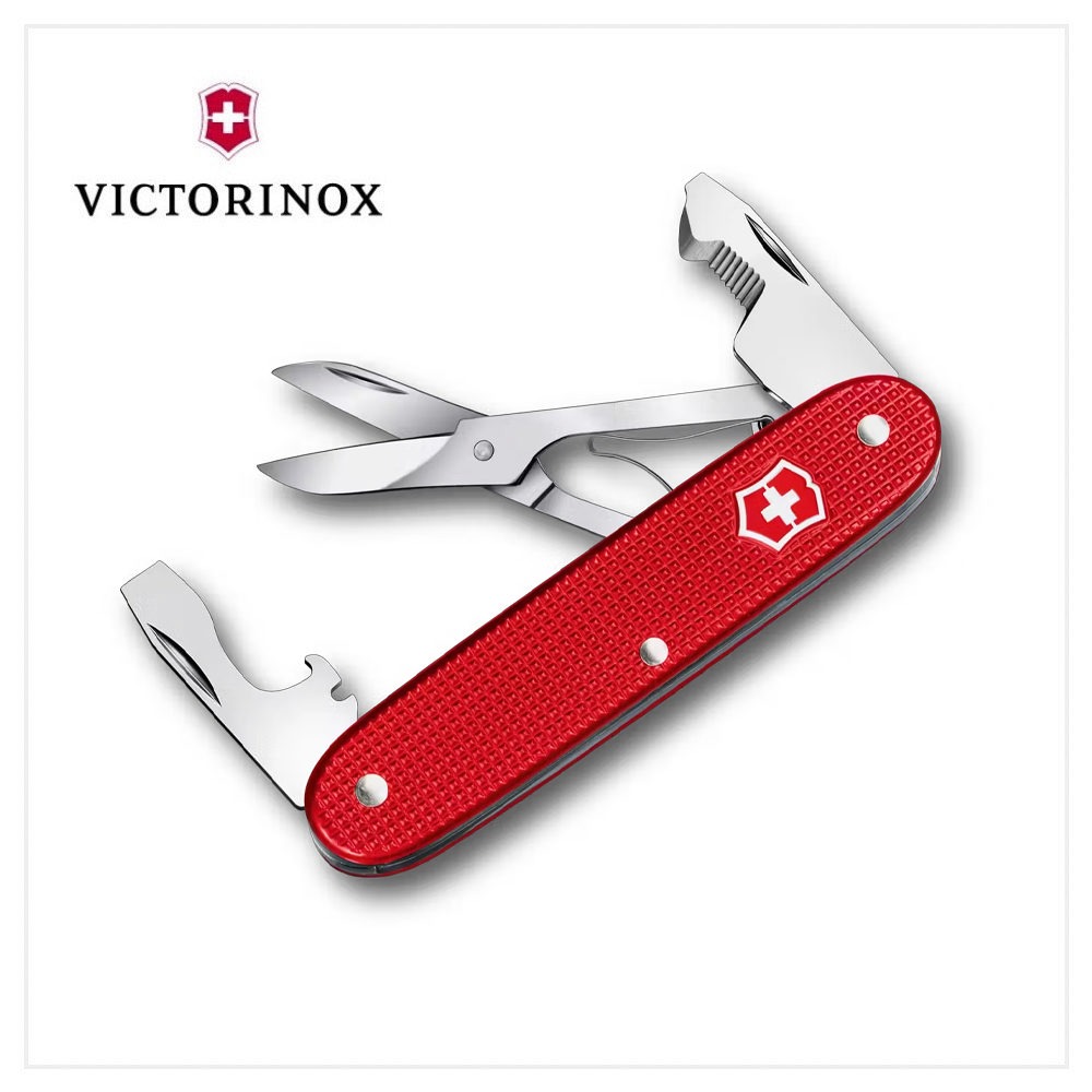 VICTORINOX 瑞士維氏 瑞士刀 Companion Slim Alox 93mm 6用 鋁合金 0.8170-規格圖6