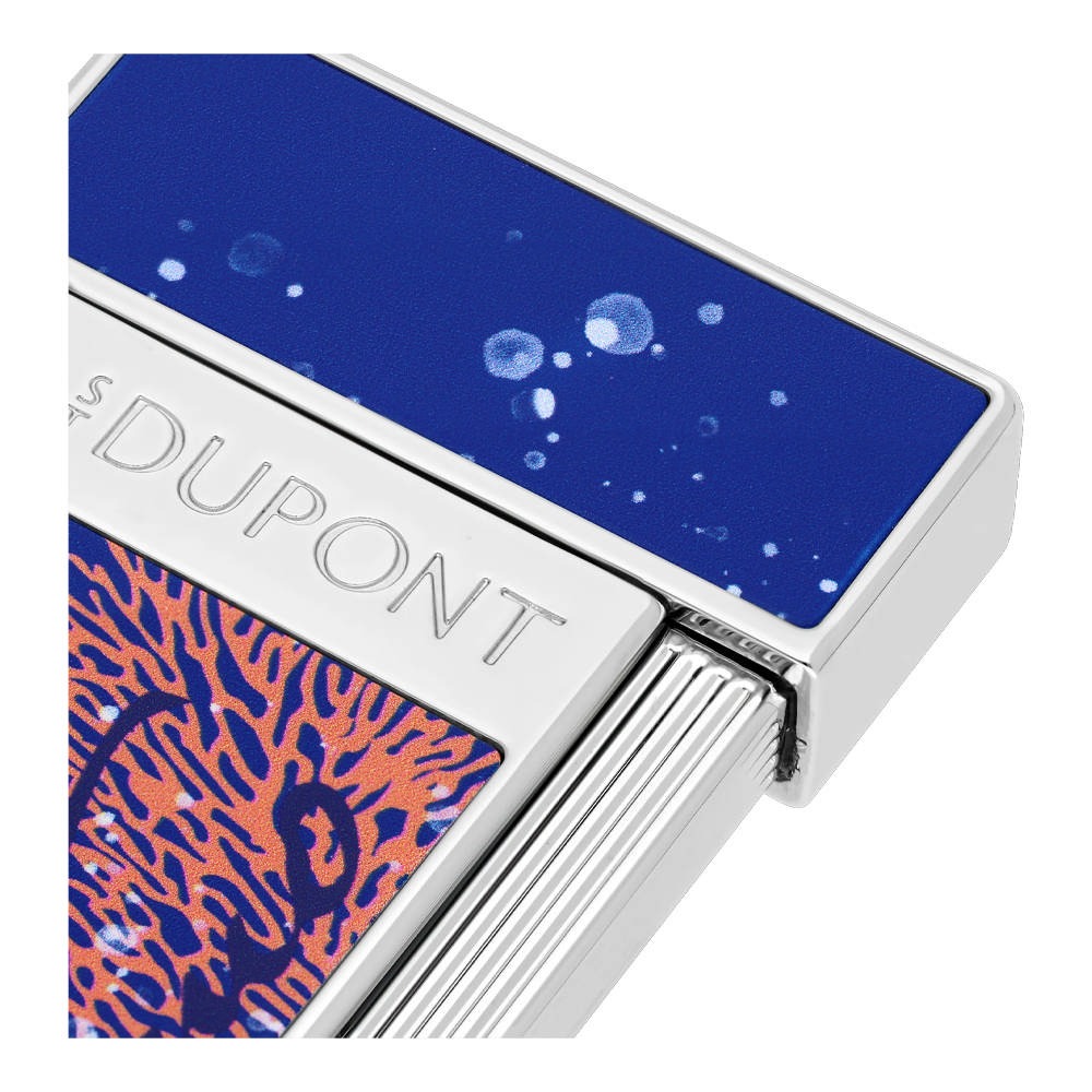 S.T.Dupont 都彭 slimmy 打火機 海底二萬里 藍色 28053-細節圖3