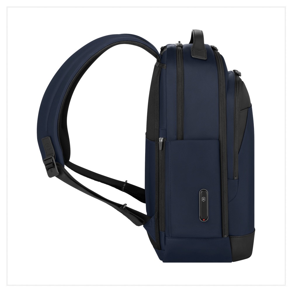 VICTORINOX 瑞士維氏 AlexNero系列 豪華後背包 海軍藍/黑 653677/653679-細節圖2