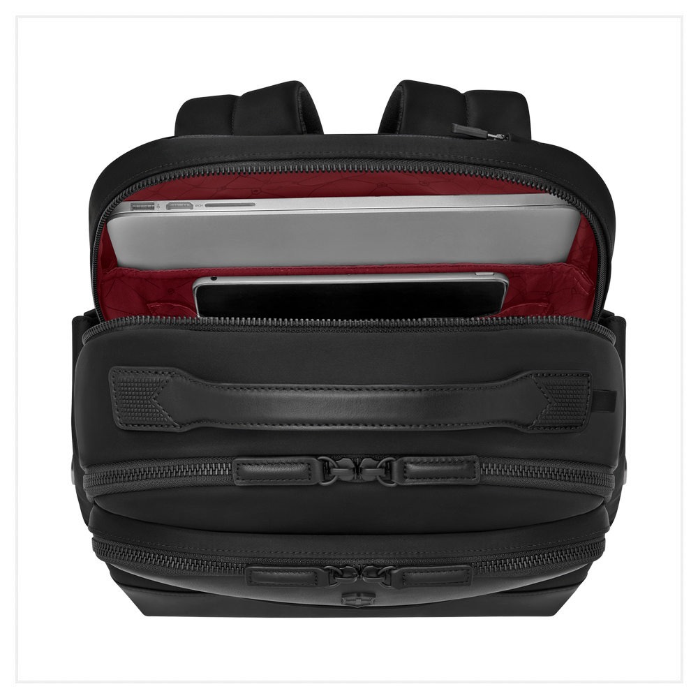 VICTORINOX 瑞士維氏 AlexNero系列 豪華後背包 海軍藍/黑 653677/653679-細節圖6