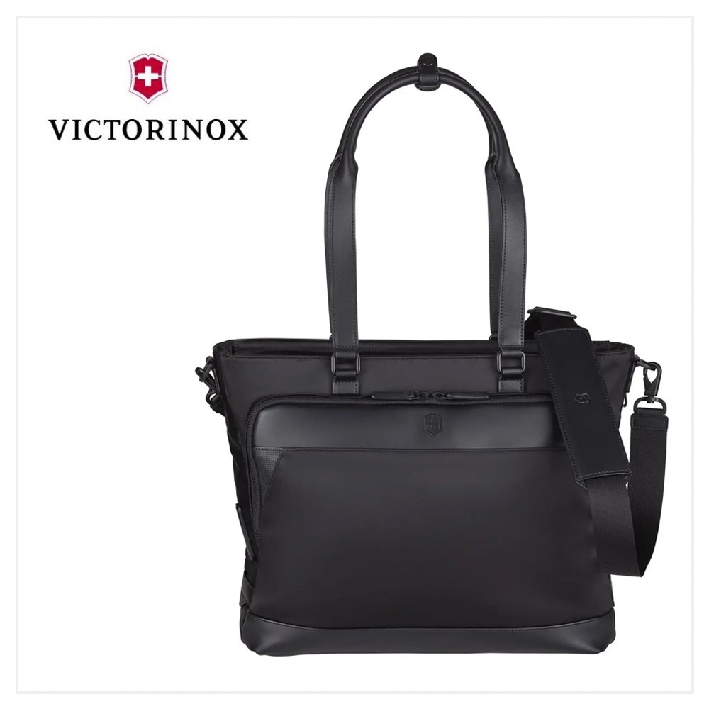 VICTORINOX 瑞士維氏 AlexNero系列 托特包 黑/海軍藍 611807/653672-規格圖11