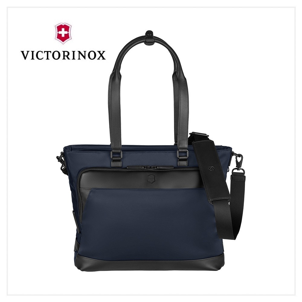 VICTORINOX 瑞士維氏 AlexNero系列 托特包 黑/海軍藍 611807/653672-規格圖11