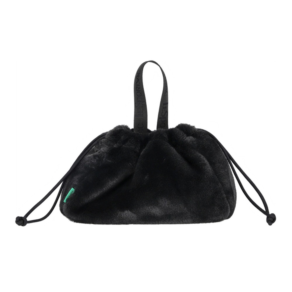 LeSportsac 2025冬季新品 FUR Drawstring Tote 羊羔絨抽繩托特包(3031)-細節圖4
