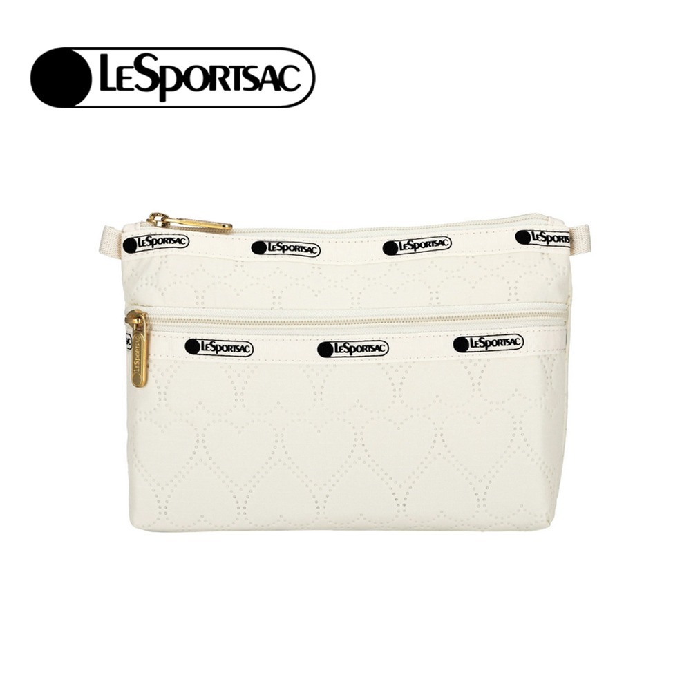 LeSportsac 2025冬季新品 CosmeticClutch 雙層拉鍊化妝包(7105)-規格圖7