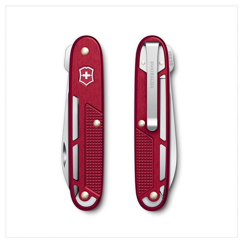 VICTORINOX 瑞士維氏 瑞士刀 Onefold Alox 單刀摺疊含便攜夾 2用 93mm 0.8006-細節圖2