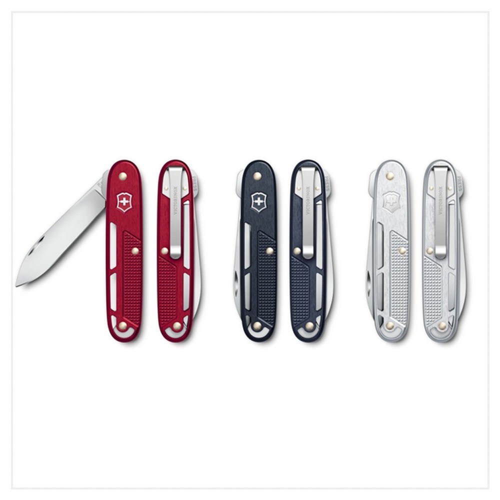 VICTORINOX 瑞士維氏 瑞士刀 Onefold Alox 單刀摺疊含便攜夾 2用 93mm 0.8006-細節圖5