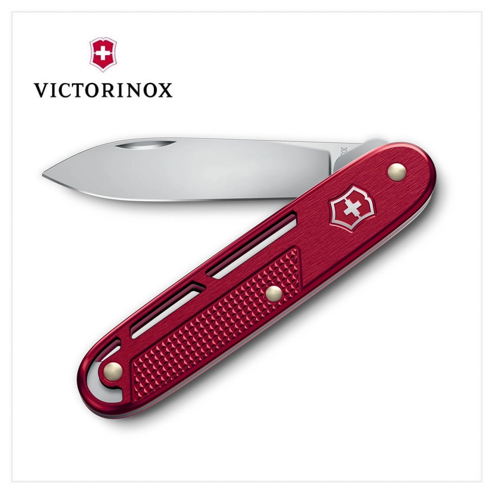 VICTORINOX 瑞士維氏 瑞士刀 Onefold Alox 單刀摺疊含便攜夾 2用 93mm 0.8006-規格圖6
