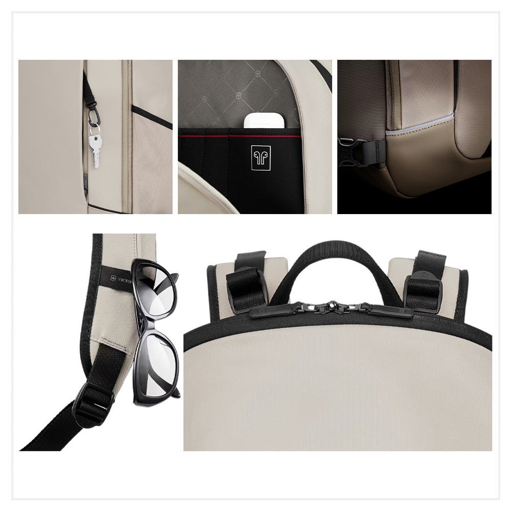 VICTORINOX 瑞士維氏 Altmont Modern後背包 黑/白/藍 653551/653552/653553-細節圖8