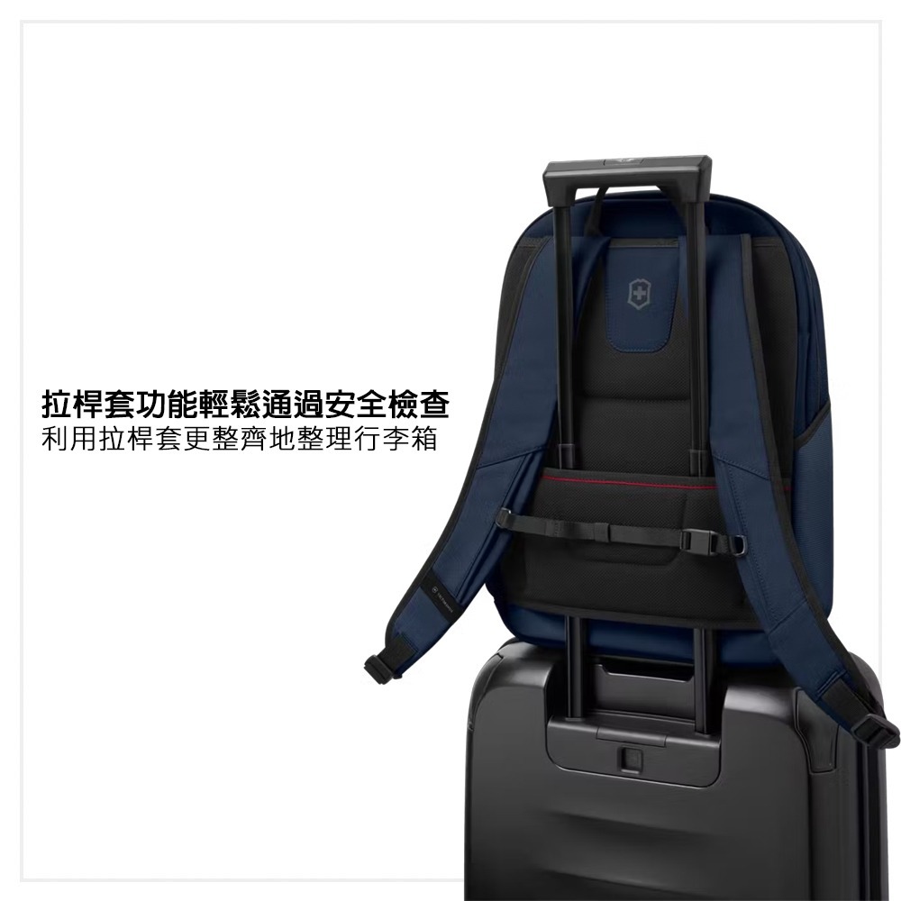 VICTORINOX 瑞士維氏 Altmont Modern後背包 黑/白/藍 653551/653552/653553-細節圖10