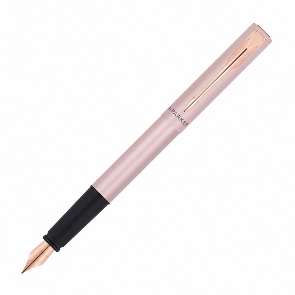 PARKER 派克新威雅XL 鋼筆 金色金夾/香檳金(玫瑰金)/黑桿黑夾霧面-細節圖4