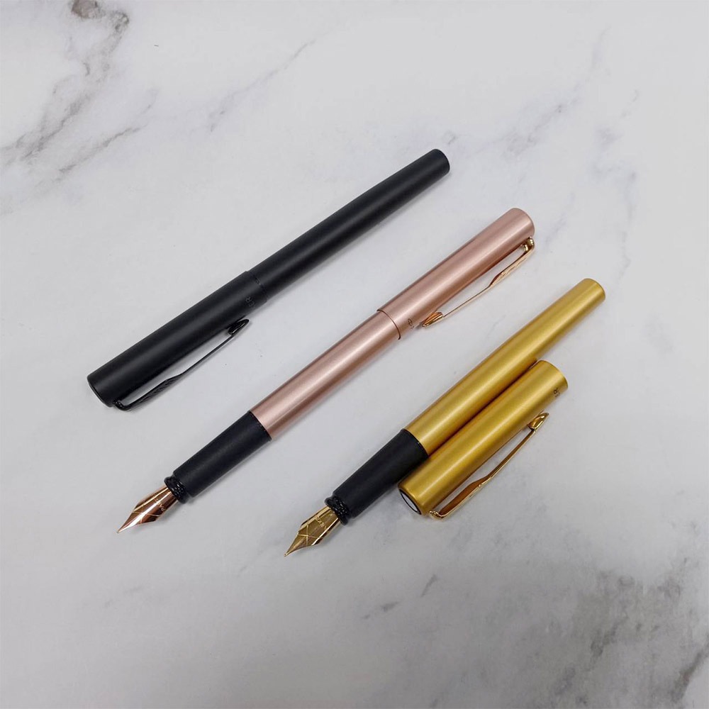 PARKER 派克新威雅XL 鋼筆 金色金夾/香檳金(玫瑰金)/黑桿黑夾霧面-細節圖8