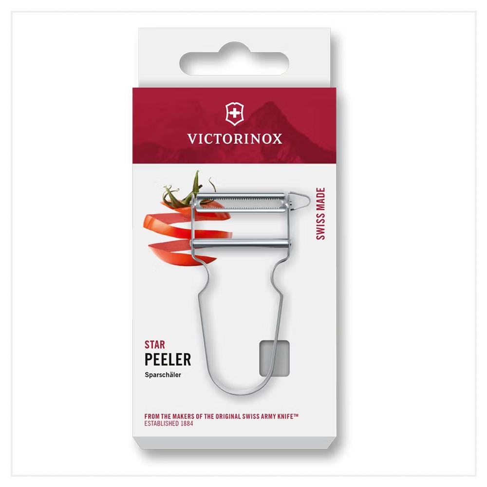 VICTORINOX 瑞士維氏 STAR 雙面鋸齒刀刃 削皮器 6.0913-細節圖5