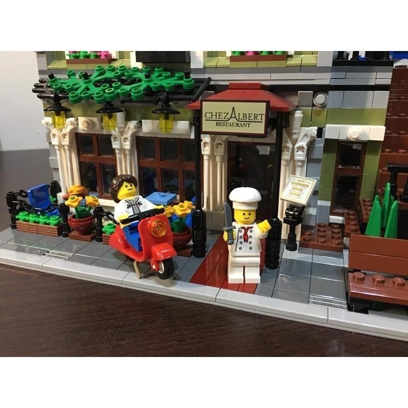 [正版二手] LEGO 樂高 10243 巴黎餐廳-細節圖3