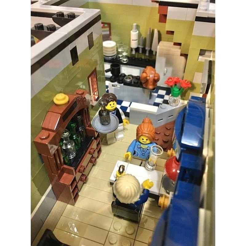 [正版二手] LEGO 樂高 10243 巴黎餐廳-細節圖6