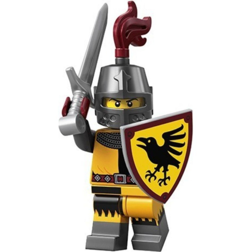 [正版] LEGO 樂高 71027 20代 人偶包 4號 中世紀 烏鴉騎士 全新未拆
