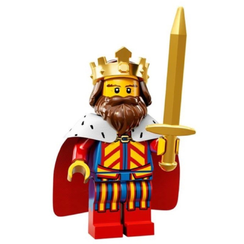 [正版] LEGO 樂高 71008 13代 人偶包 1號 中世紀 國王 全新未拆