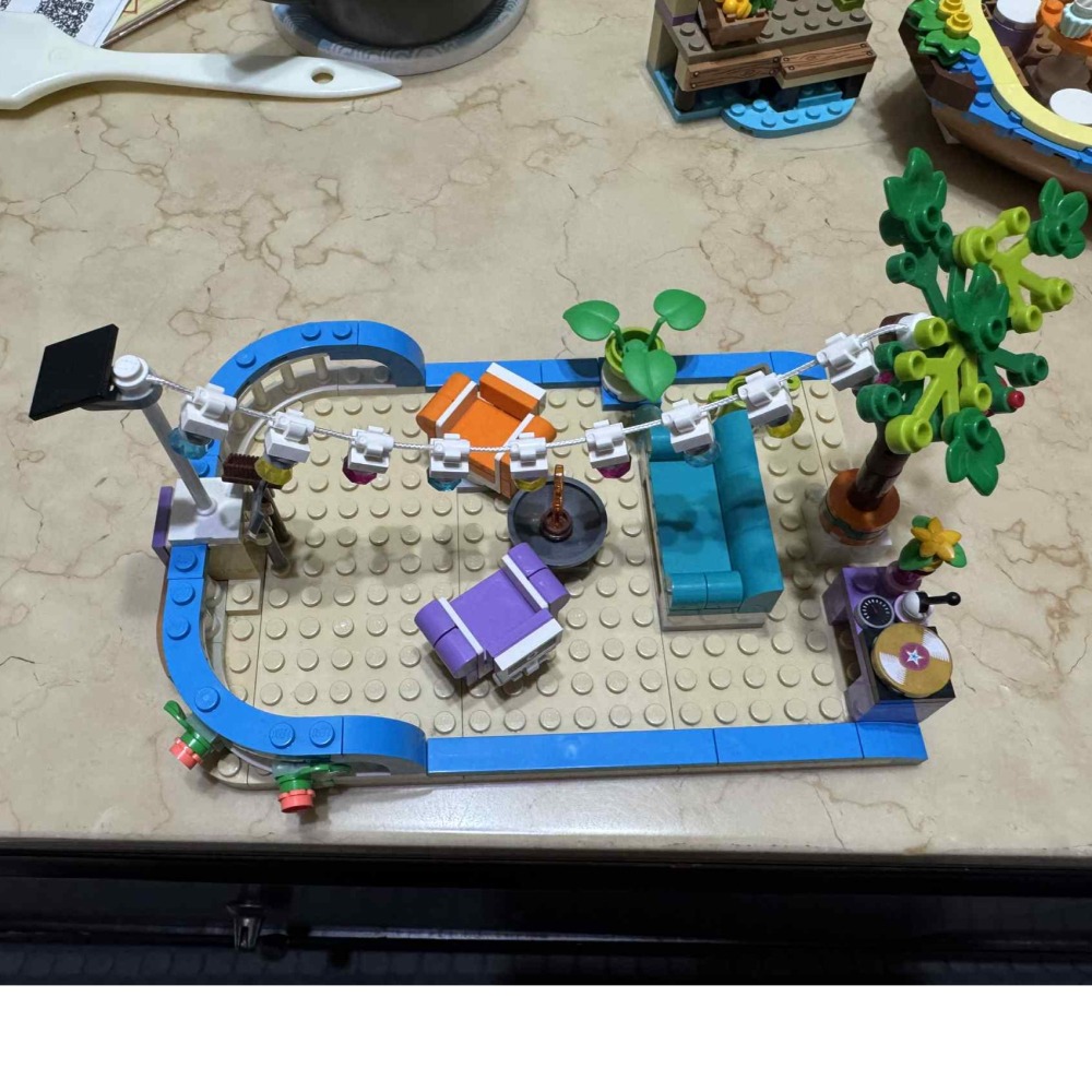 [積樂][二手正版] 樂高 lego 41702 運河船屋 [有盒有書貼紙未貼]-細節圖2
