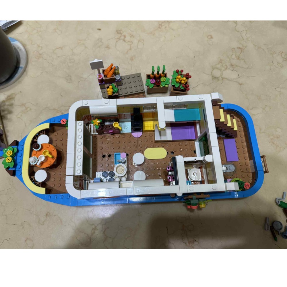 [積樂][二手正版] 樂高 lego 41702 運河船屋 [有盒有書貼紙未貼]-細節圖4