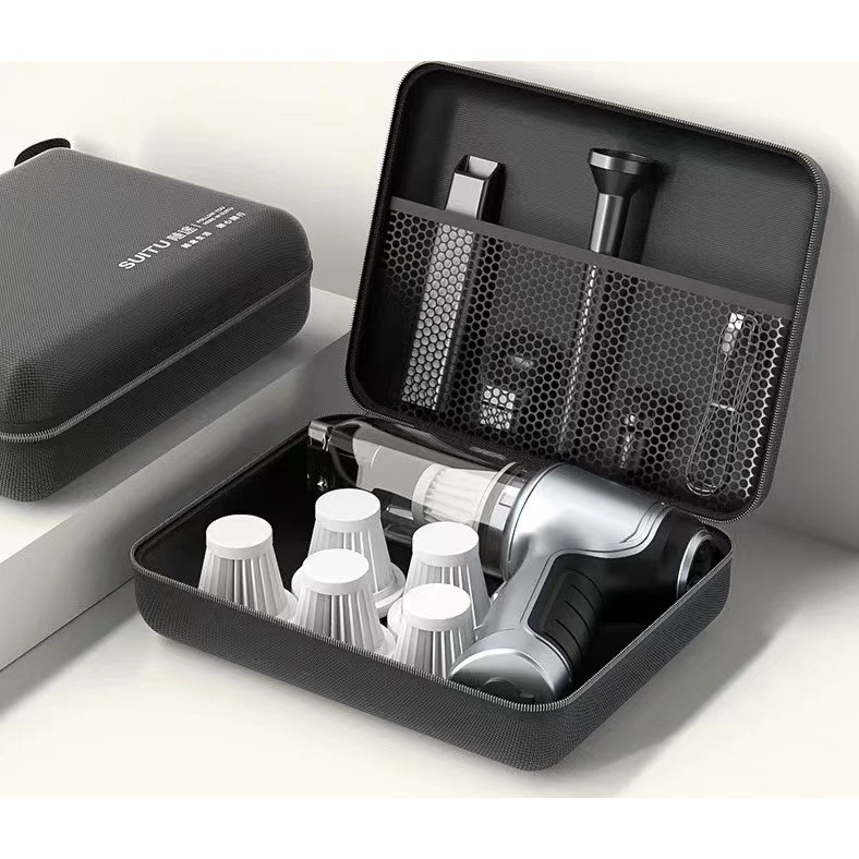 熱銷款【SUiTU🇩🇪德國工藝】吸塵小鋼炮 大吸力無線吸塵器 無線手持式車用吸塵器 車家兩用迷你吸塵器-細節圖3