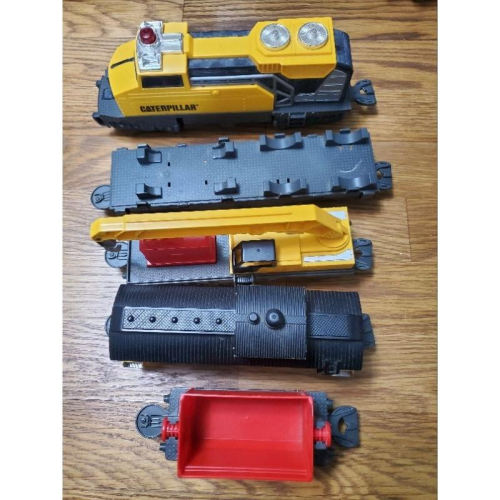 二手 CAT 工程列車 零件 火車 軌道 兒童玩具