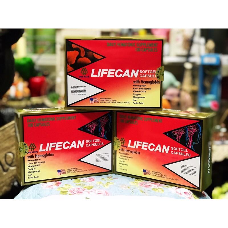LIFECAN SOFGEL CAPSULD生命能補恤保血紅素複方軟膠囊（朗保）血紅素複方膠囊(100粒/盒)-細節圖2