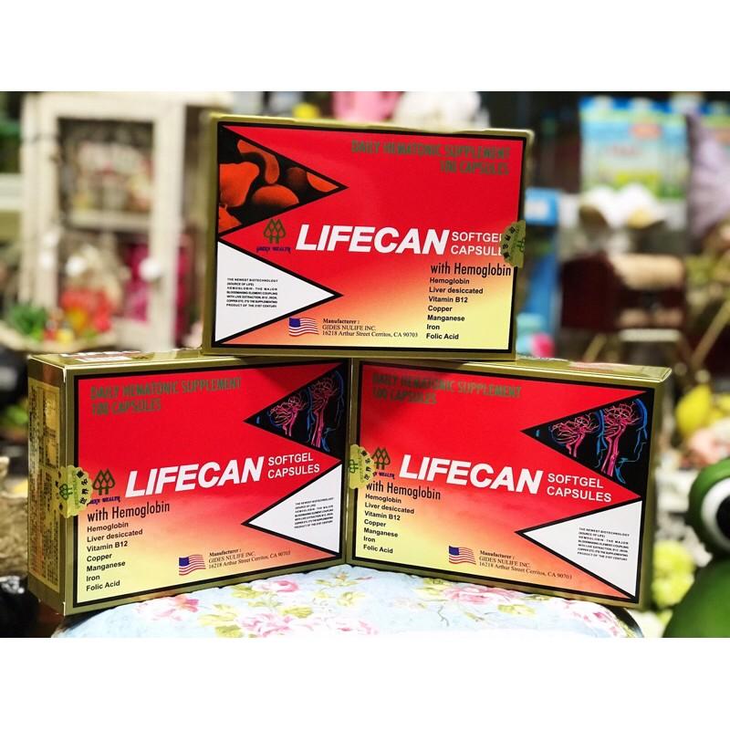 LIFECAN SOFGEL CAPSULD生命能補恤保血紅素複方軟膠囊（朗保）血紅素複方膠囊(100粒/盒)-細節圖3
