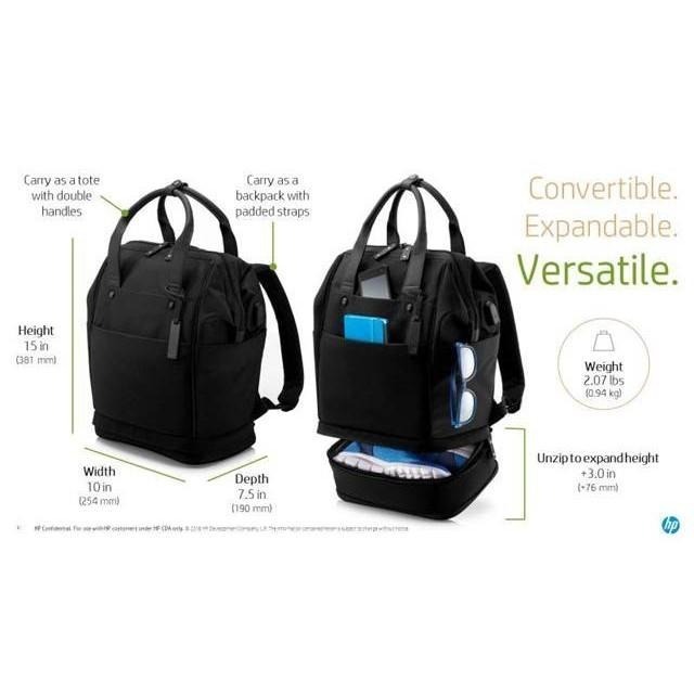 【HP展售中心】HP Convertible 14.1 Tote【5KN27AA】後背筆電包-細節圖9