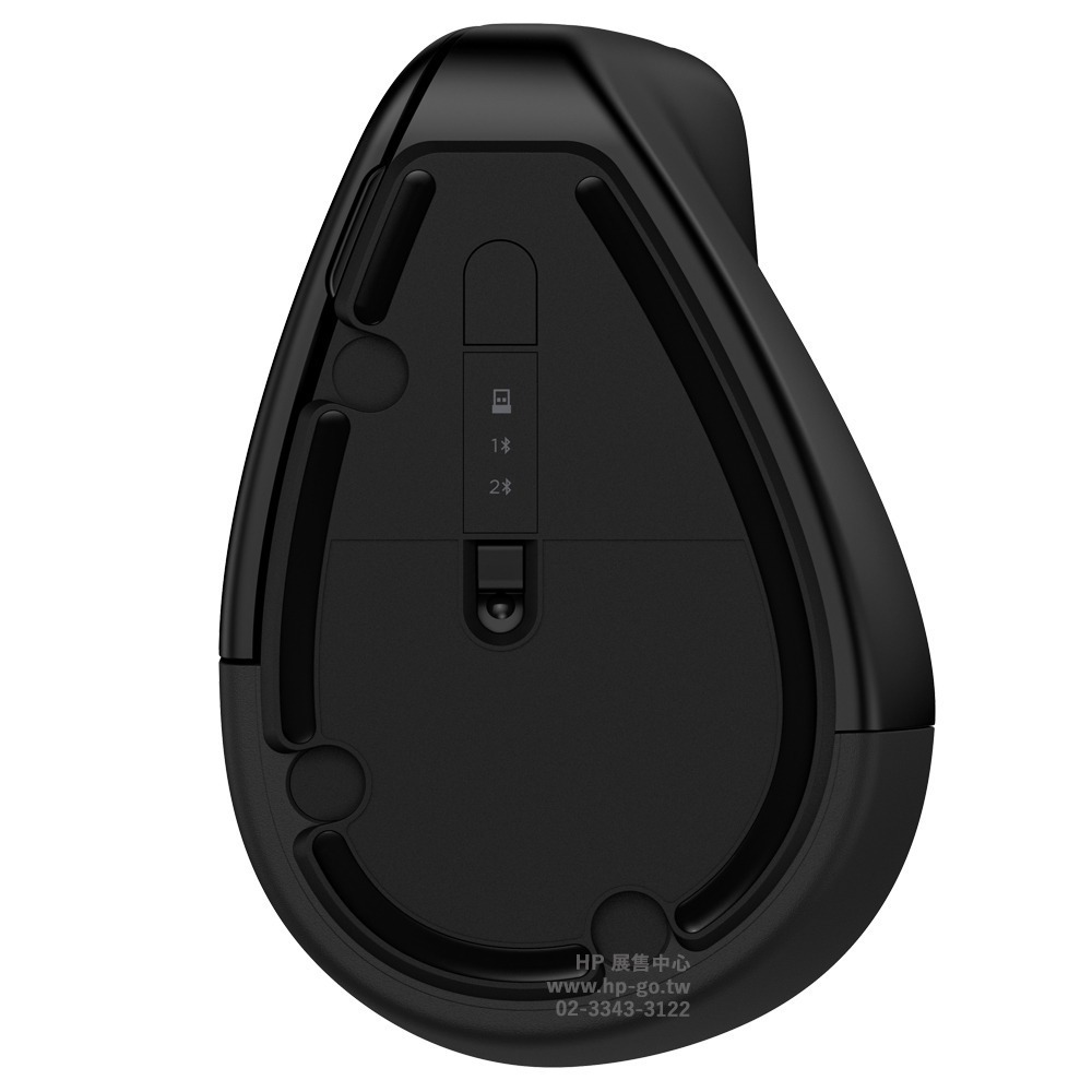 【HP展售中心】HP 925 Ergonomic Vertical Mouse【6H1A5AA】人體工學垂直滑鼠/雙模-細節圖5