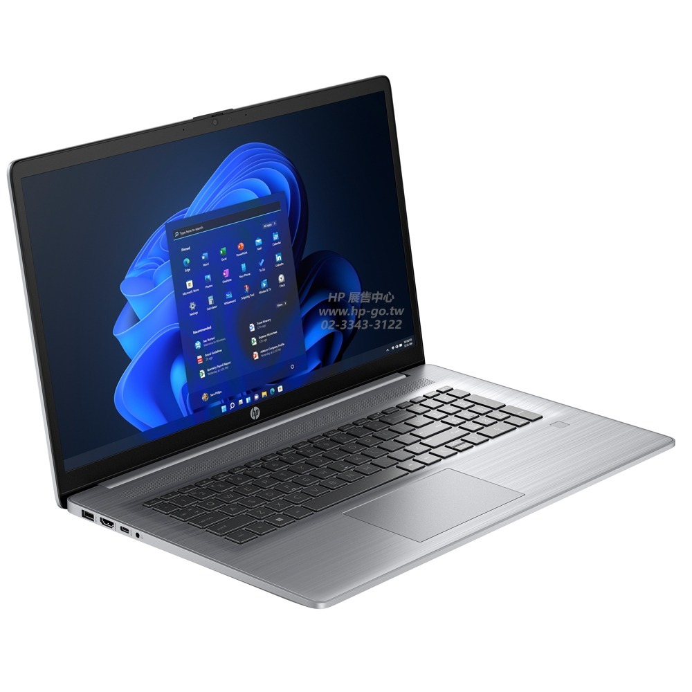 【HP展售中心】470G10【7Z1Q8PA】MX550/17.3吋/i7-1355U/16G/512G+1T-細節圖2