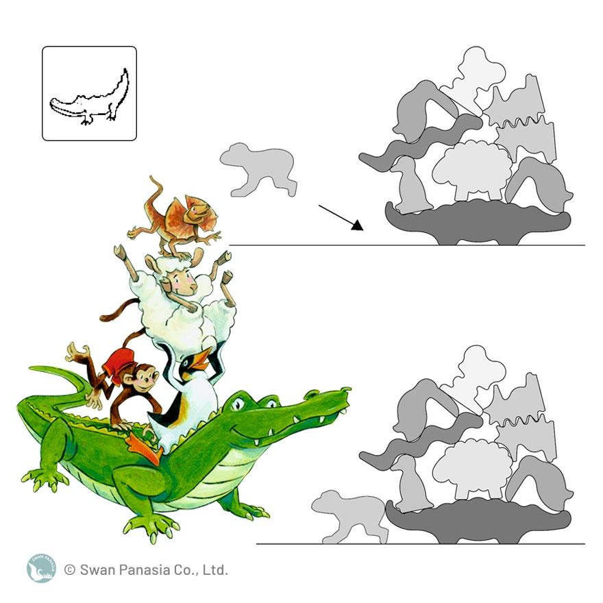 動物疊疊樂 animal upon animal 繁體中文版 高雄龐奇桌遊-細節圖3