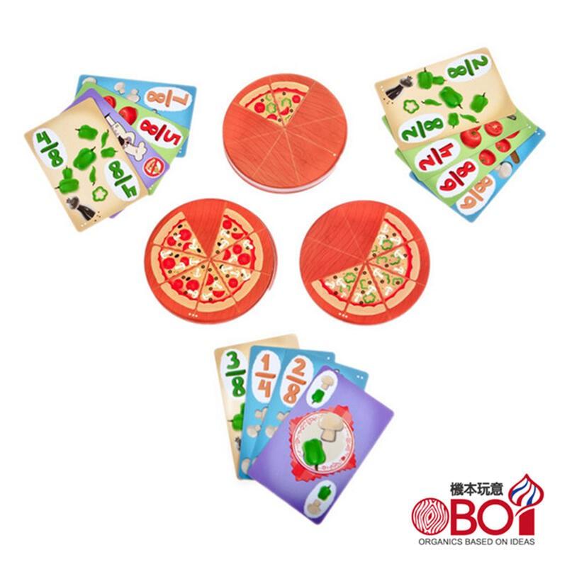 披薩家 splittissimo 繁體中文版 分數概念 高雄龐奇桌遊-細節圖3